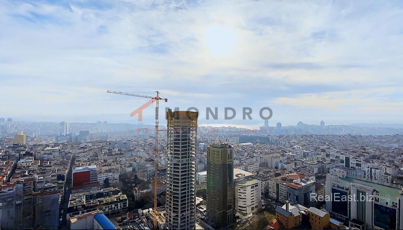 Stunning Apartment with Sea View in Central Sisli, Istanbul